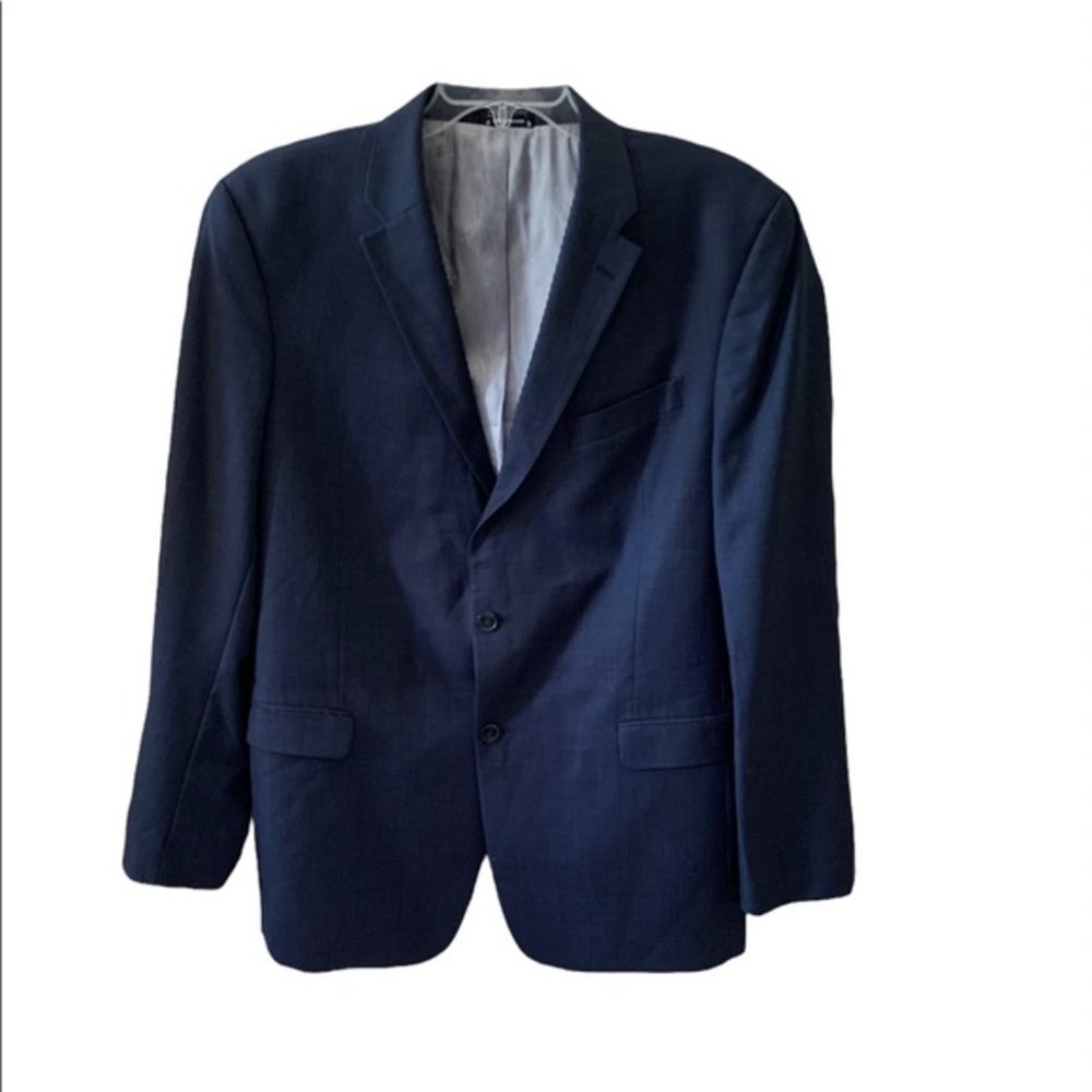 Tommy Hilfiger mens size 44 long navy blue blazer EUC